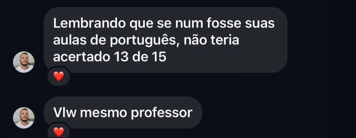 Depoimento de aluno 7