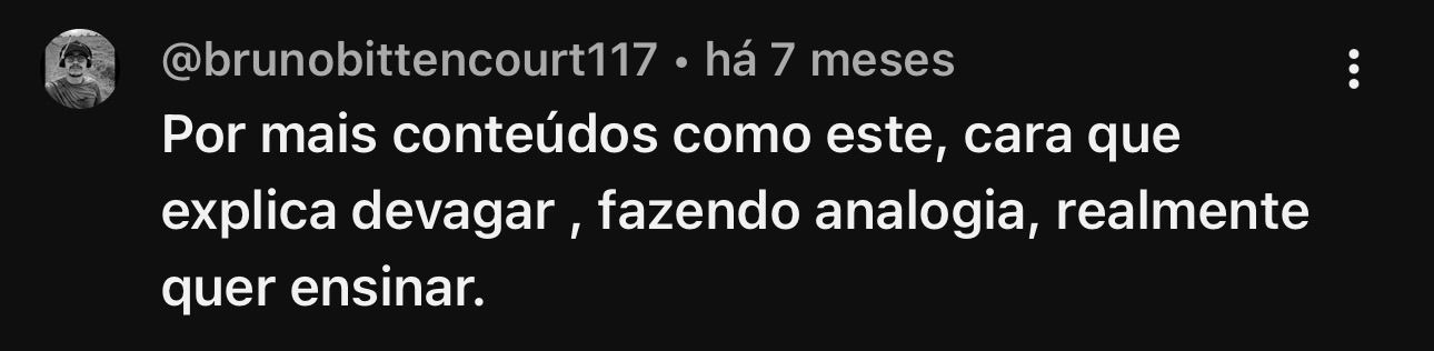Depoimento de aluno 4