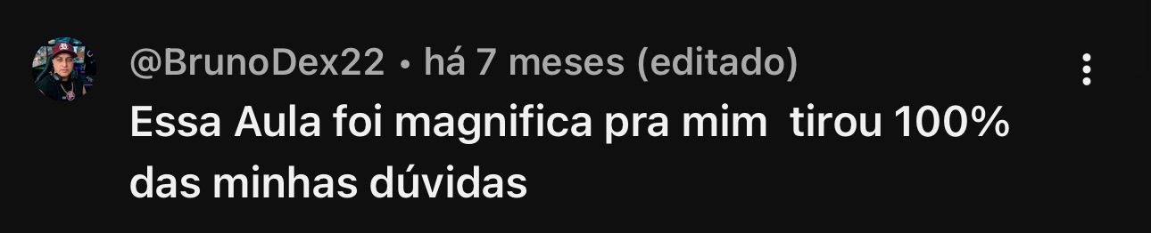 Depoimento de aluno 2